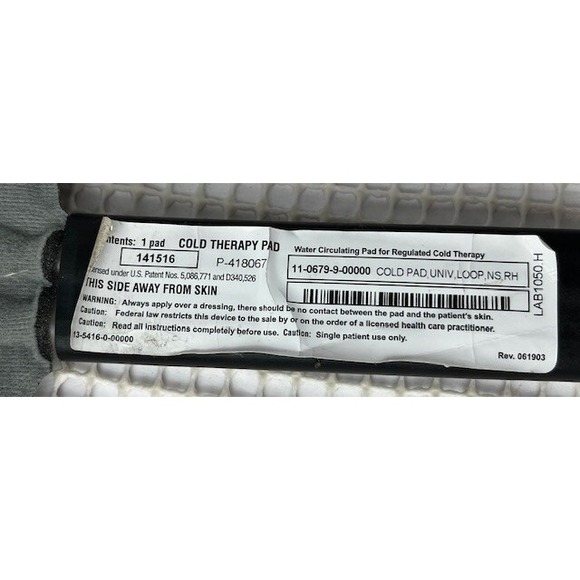 DONJOY ICE CLEAR Cold Water Pump Main Unit W/ Power Supply + Pad-good - Picture 4 of 12